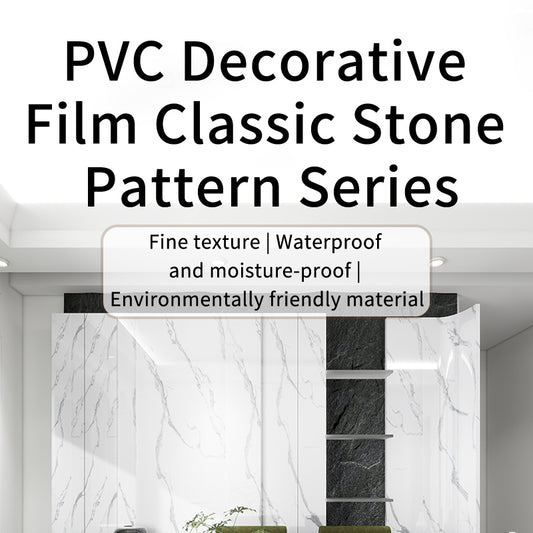 Diverse stone pattern styles PVC decorative film with delicate stone patterns can be customized according to needs